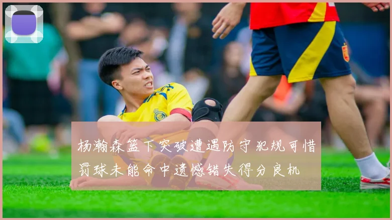 杨瀚森篮下突破遭遇防守犯规可惜罚球未能命中遗憾错失得分良机